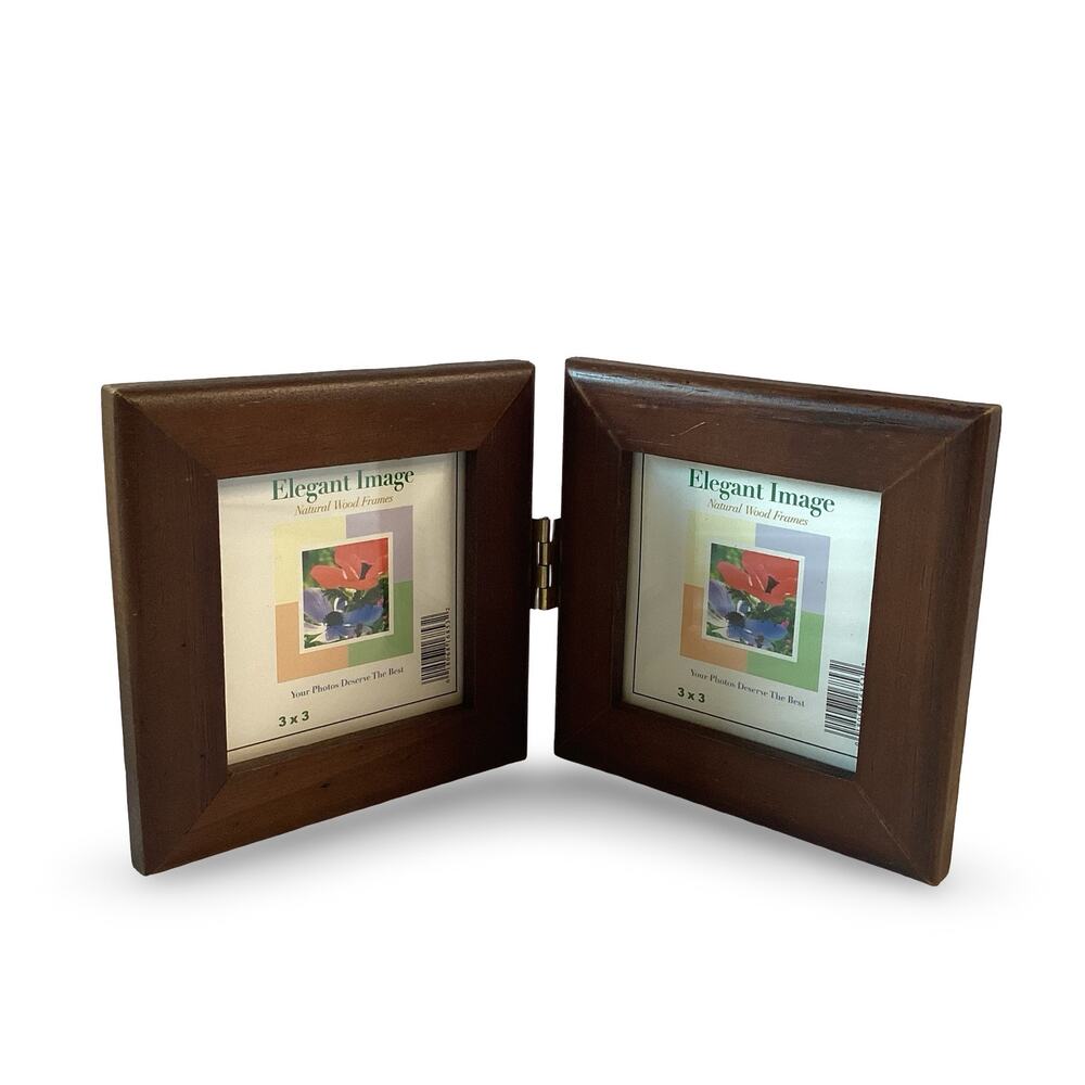 Natural Wood Folding Mini Frames